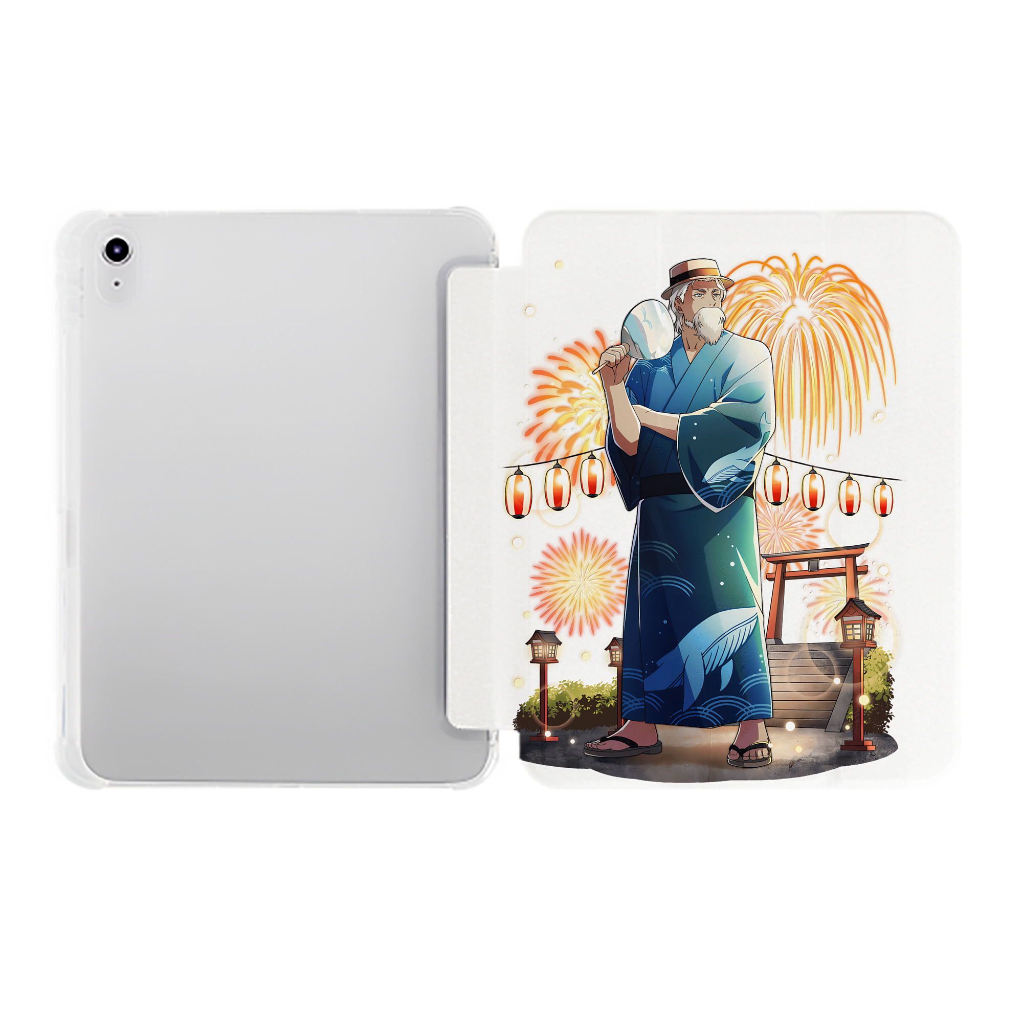 （画像用） 文豪ストレイドッグス Bungo Stray Dogs IPad ケース ペン収納付き 三つ折りスタンド PUレザー×シリコン 対応機種9.5/10.5/10.9インチ